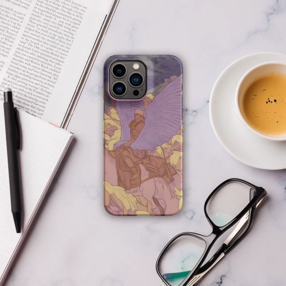 The Winged Guardian | Phone Case |  14 Pro Max | Snap Case | Matte