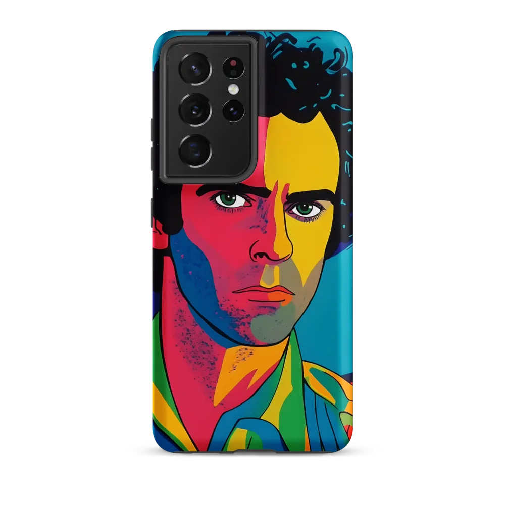 Electric Visage: A Portrait of Vibrance