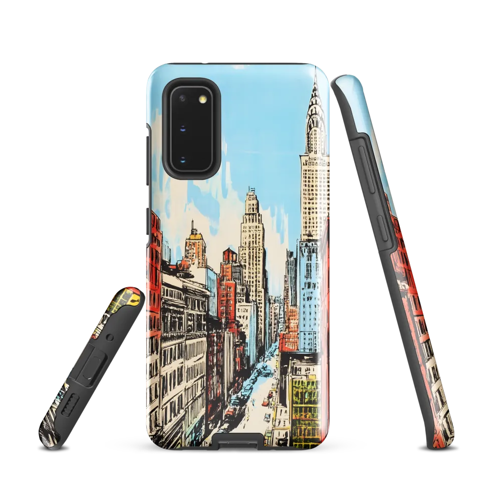 Urban Symphony: A City in Color | Phone Case |  S20 | Tough Case | Glossy