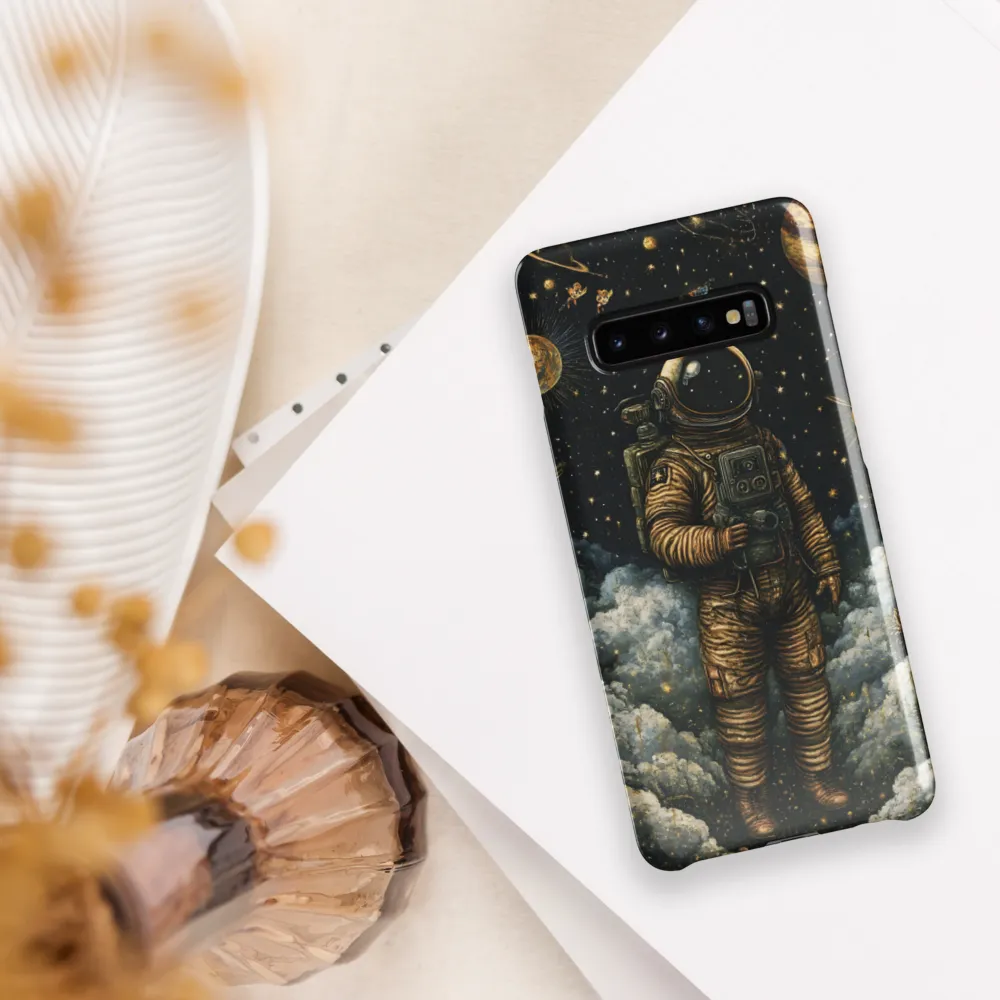 Cosmic Dreams: The Astronaut's Journey | Phone Case |  S10 Plus | Snap Case | Glossy