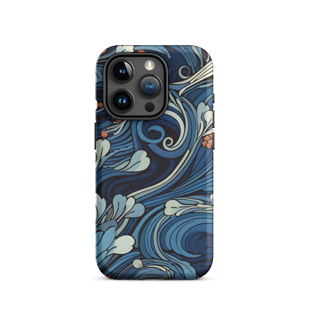 Nature's Elegance: An Oceanic Tapestry | Phone Case |  15 Pro | Tough Case | Matte