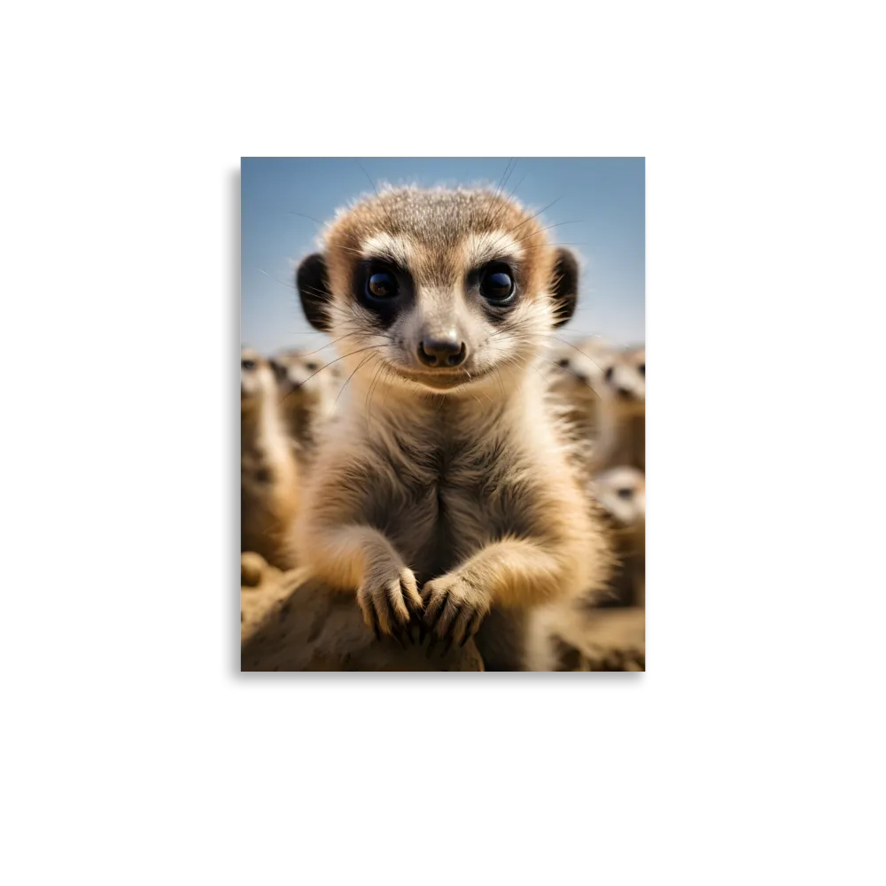 Curious Stance: The Meerkat's Gaze | Poster | 11″×14″