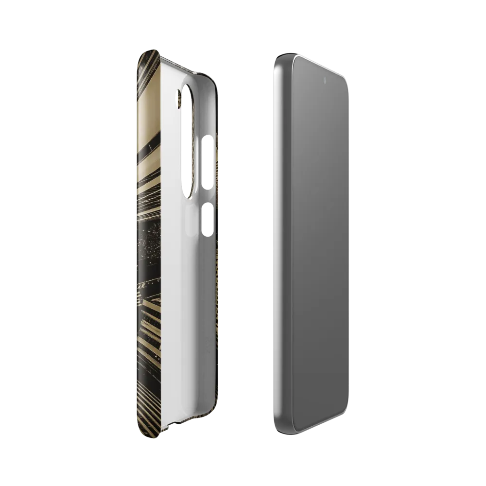 Urban Symphony: Aerial Perspective of City Life | Phone Case |  S23 | Snap Case | Glossy