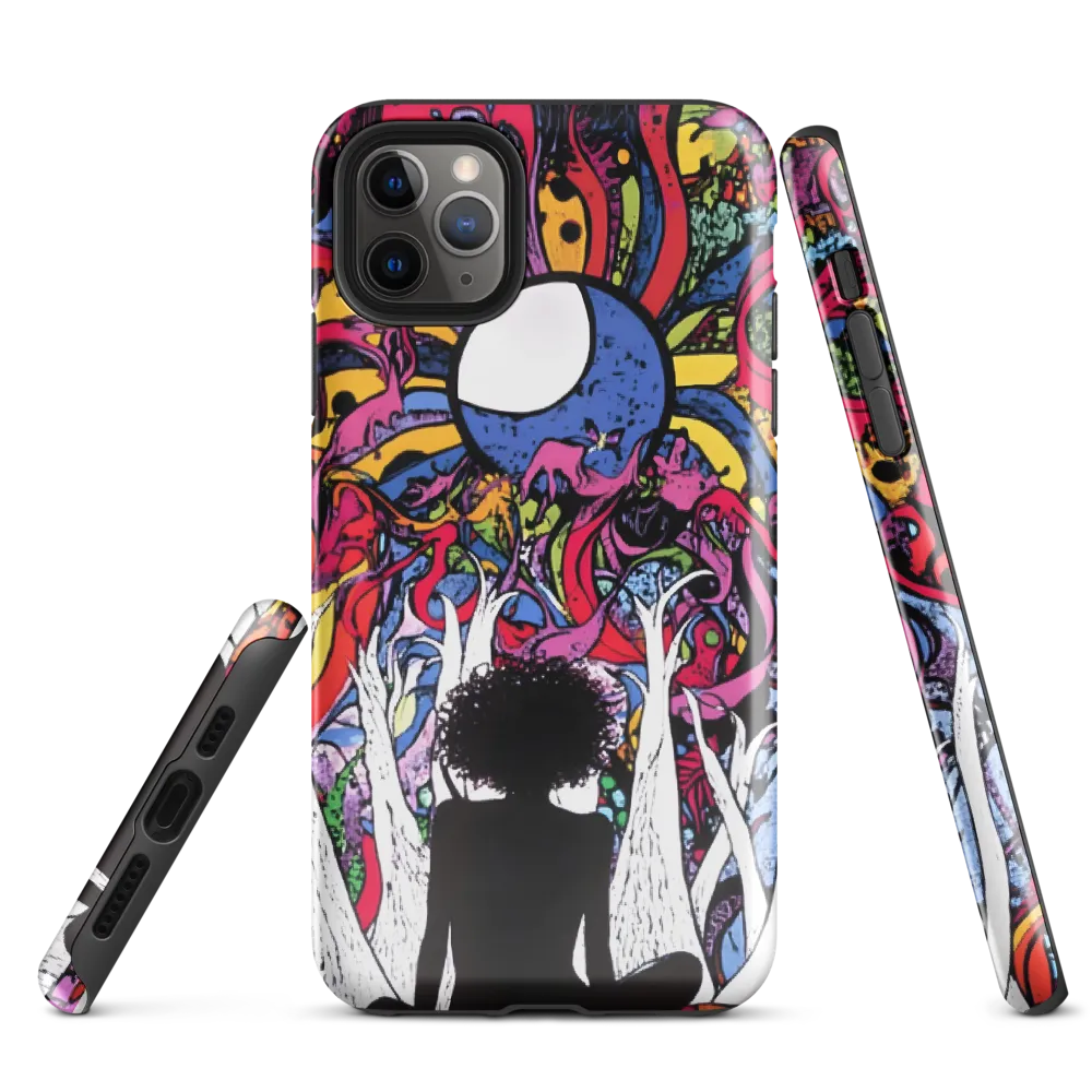 Contemplation in a Kaleidoscopic Realm | Phone Case |  11 Pro Max | Tough Case | Glossy