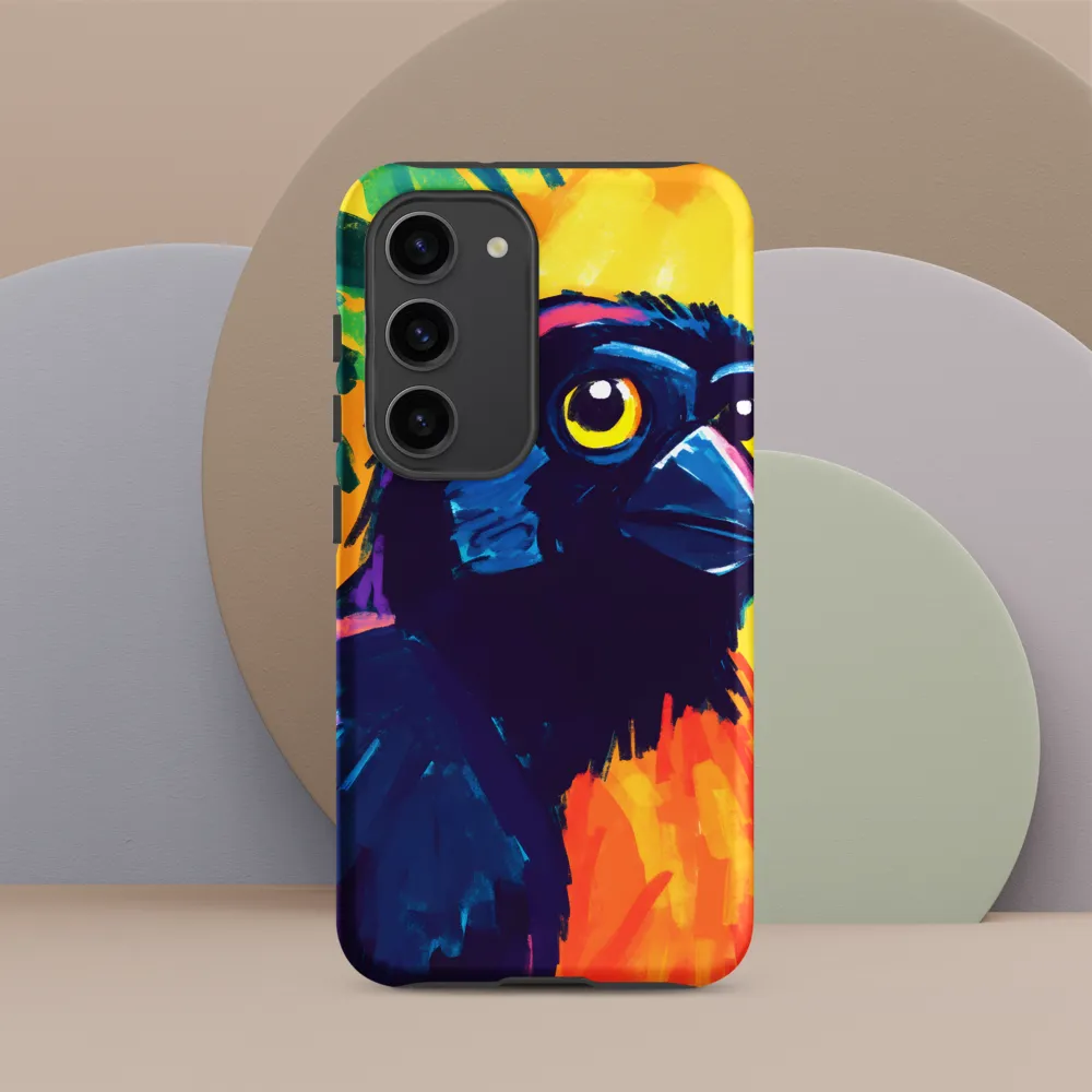 Vivid Avian Encounter