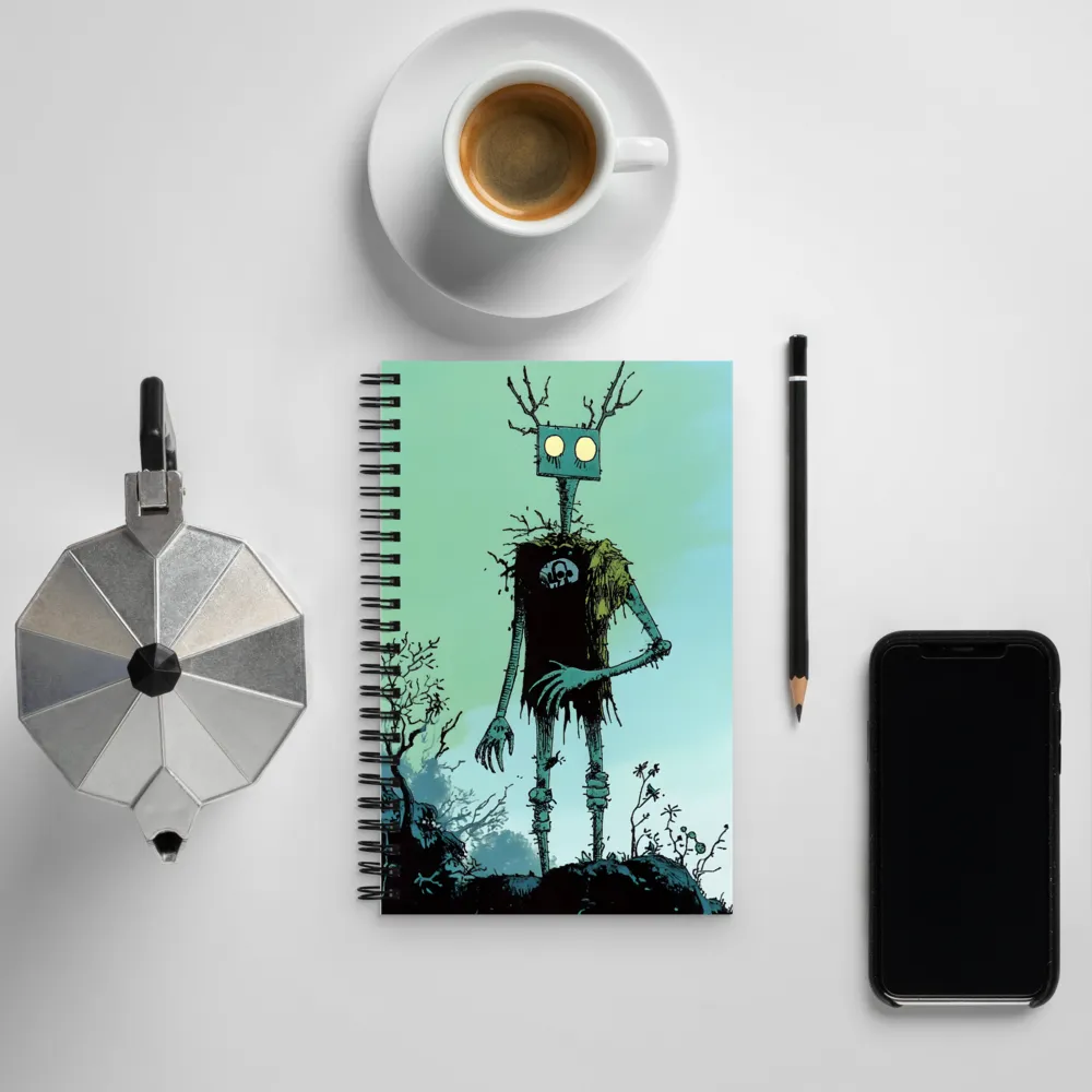 The Techno-Guardian of Nature | Spiral Notebook