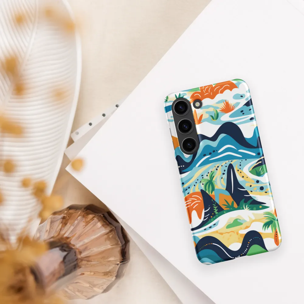 Abstract Tropical Landscape