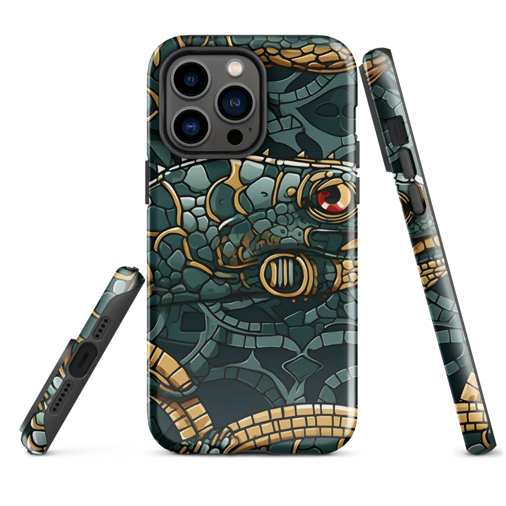 Lizards of Abstraction | Phone Case |  14 Pro Max | Tough Case | Glossy