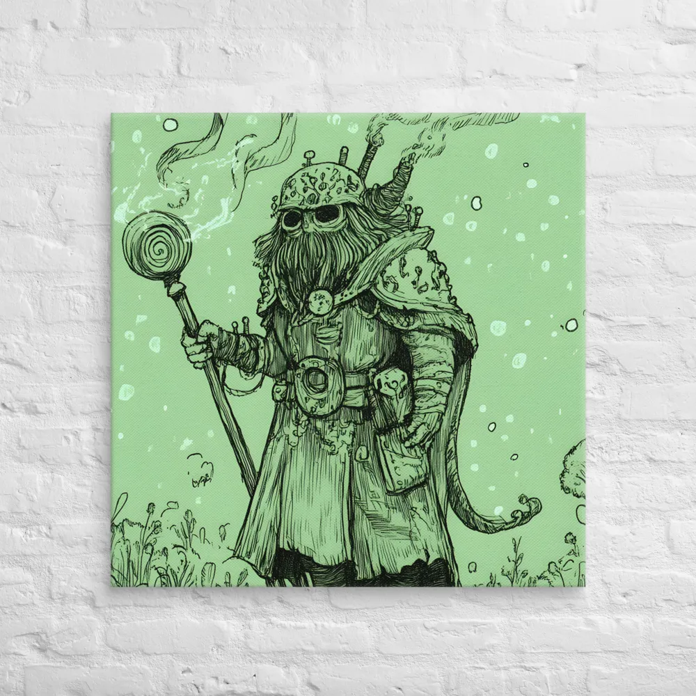 The Enigmatic Wizard | Canvas | 32″×32″