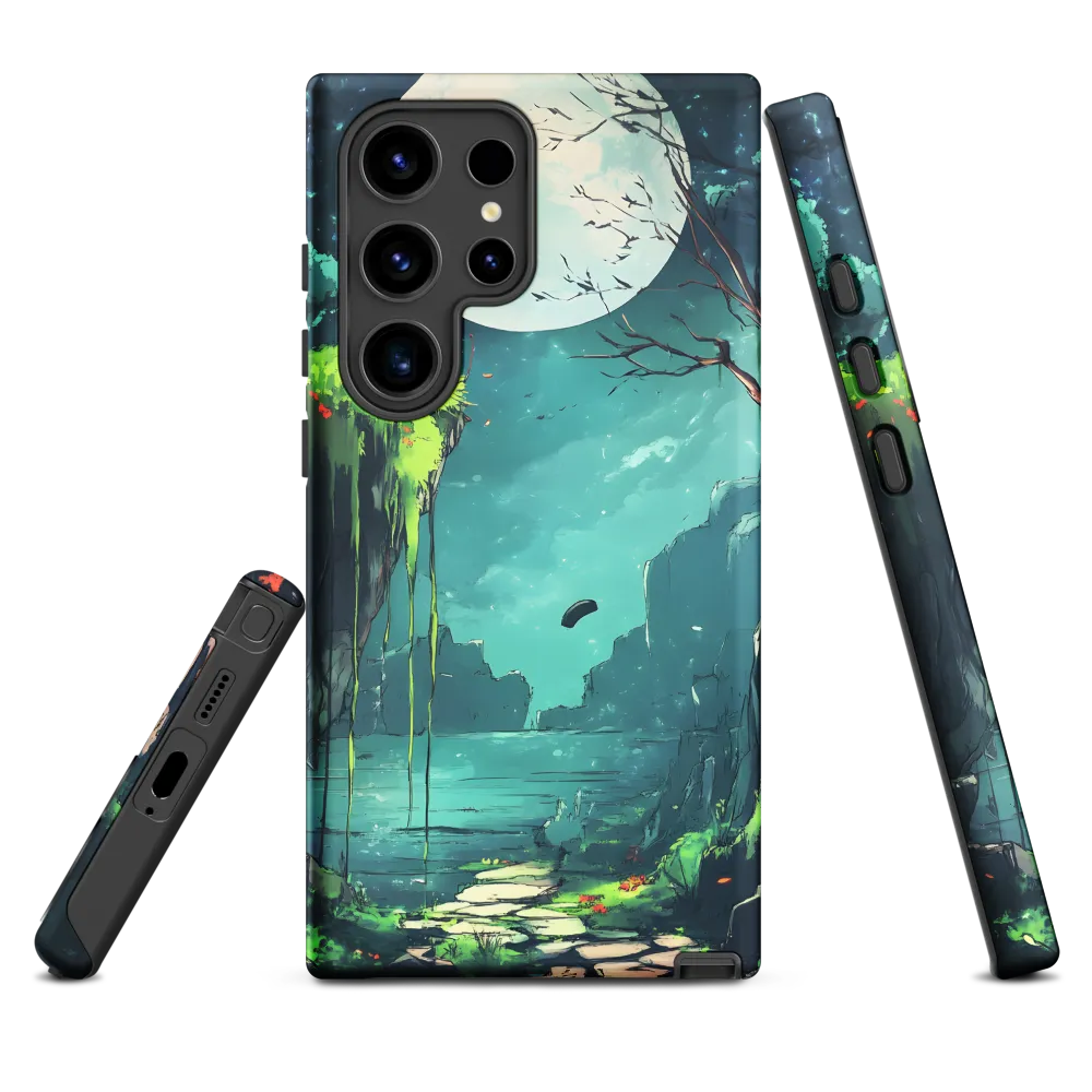 Moonlit Serenity: A Fantastical Landscape