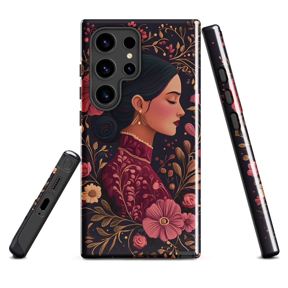 Portrait of Serenity | Phone Case |  S24 Ultra | Tough Case | Glossy