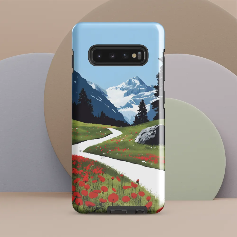 Tranquil Mountain Retreat | Phone Case |  S10 Plus | Tough Case | Glossy