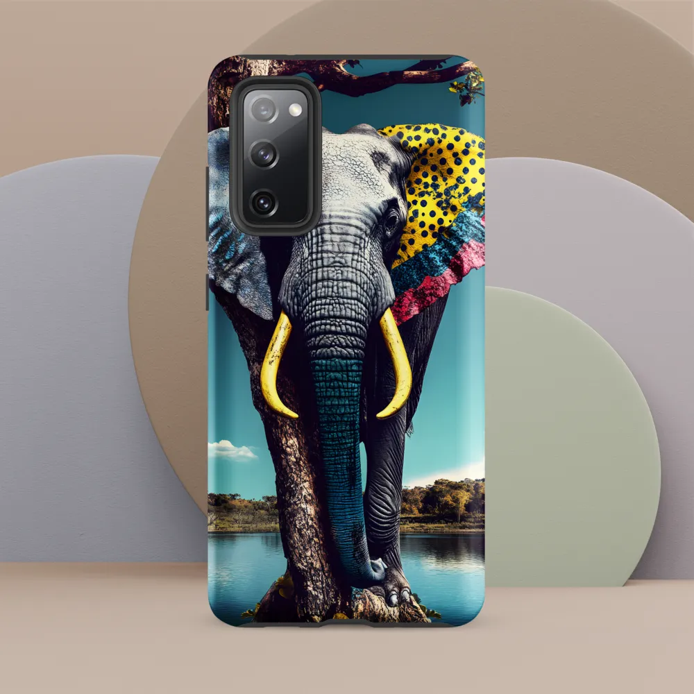 Playful Elegance: The Surreal Elephant