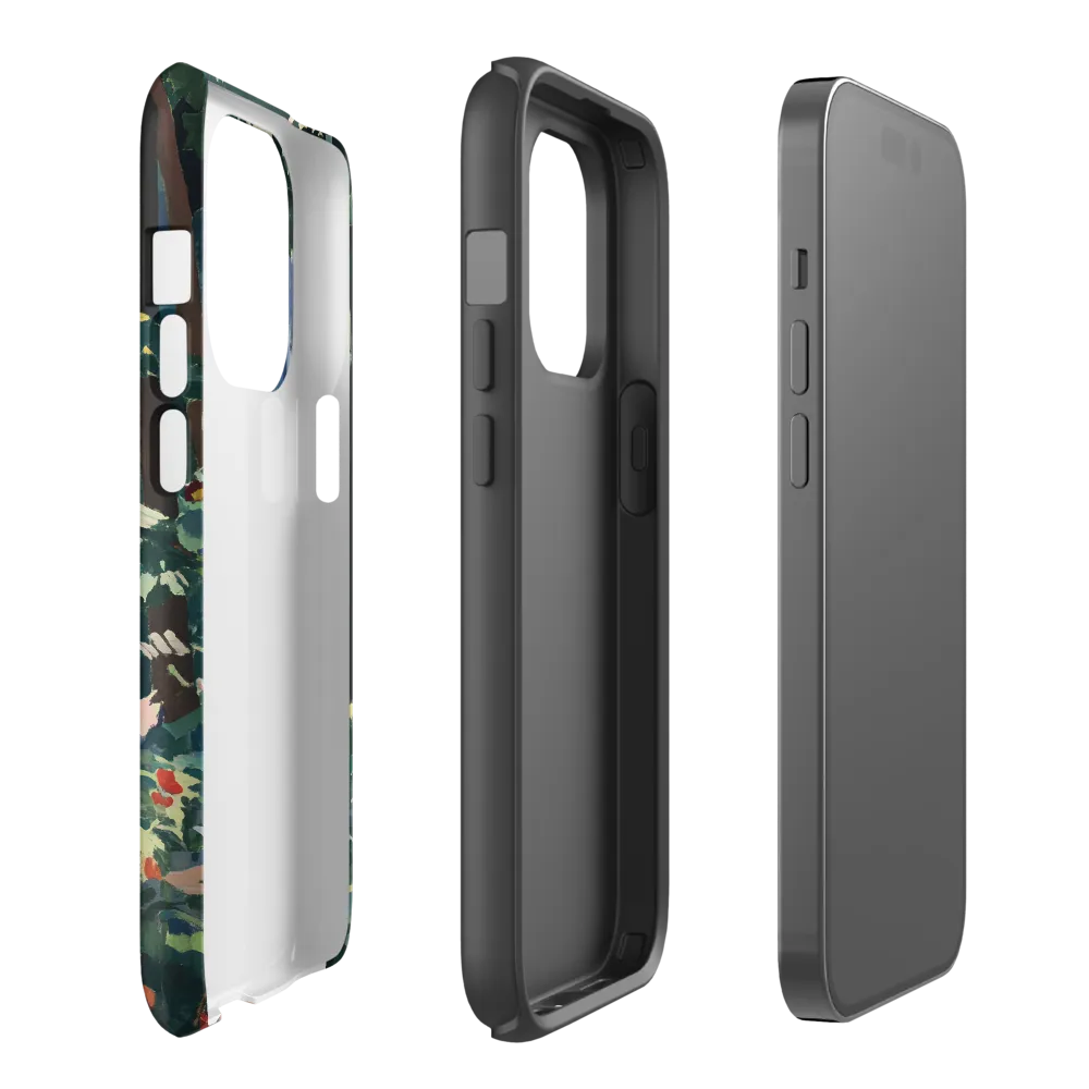 Flight of Light: A Serene Forest | Phone Case |  14 Pro | Tough Case | Matte
