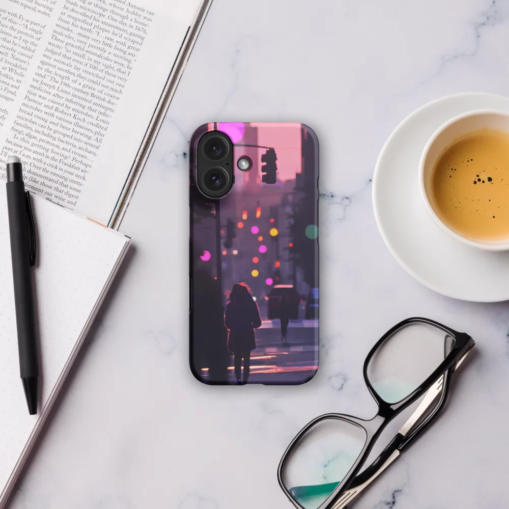 City Silhouettes at Dusk | Phone Case |  16 | Snap Case | Matte