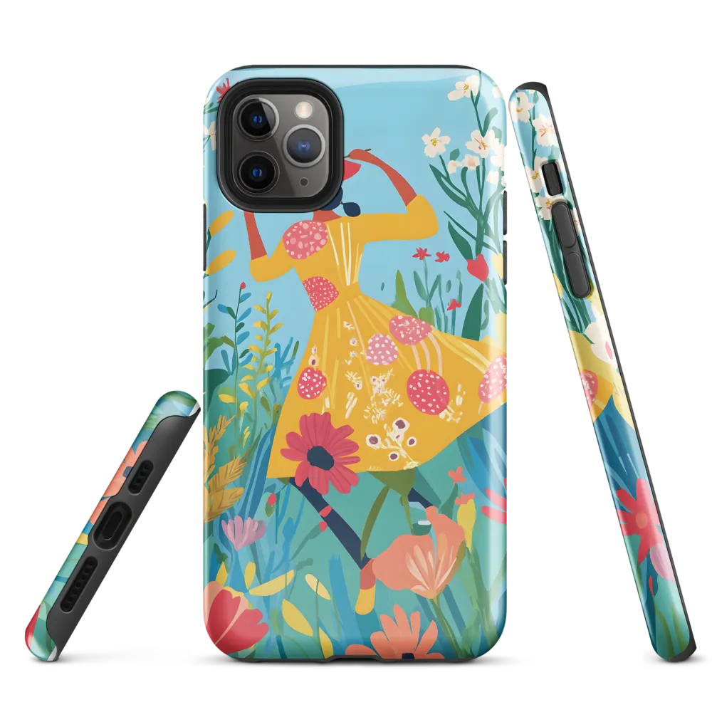 Dancing Among Blossoms | Phone Case |  11 Pro Max | Tough Case | Glossy