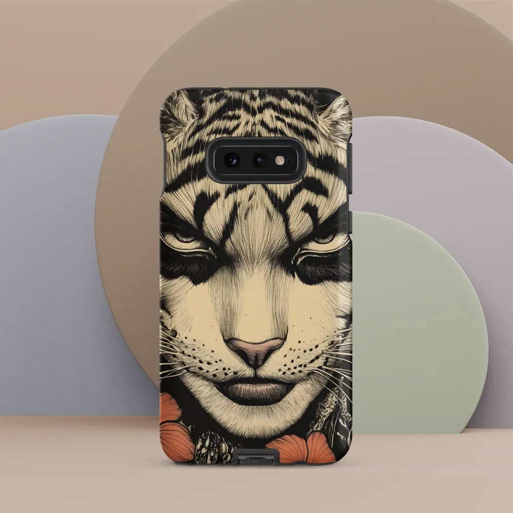 Feline Majesty: The Human-Leopard Connection | Phone Case |  S10e | Tough Case | Matte