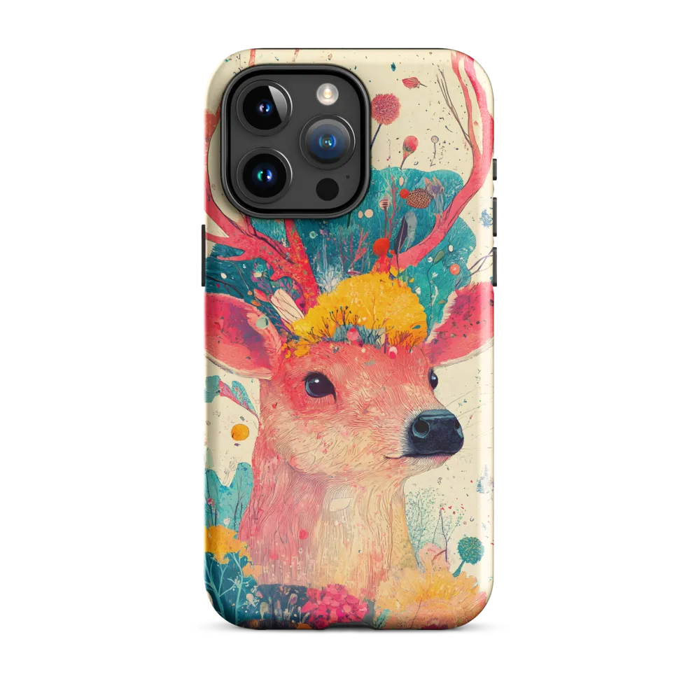 Whimsical Harmony: A Deer in Bloom