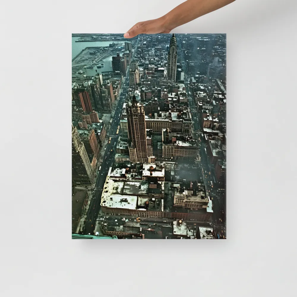 Aerial Symphony of Urban Life | Canvas | 18″×24″