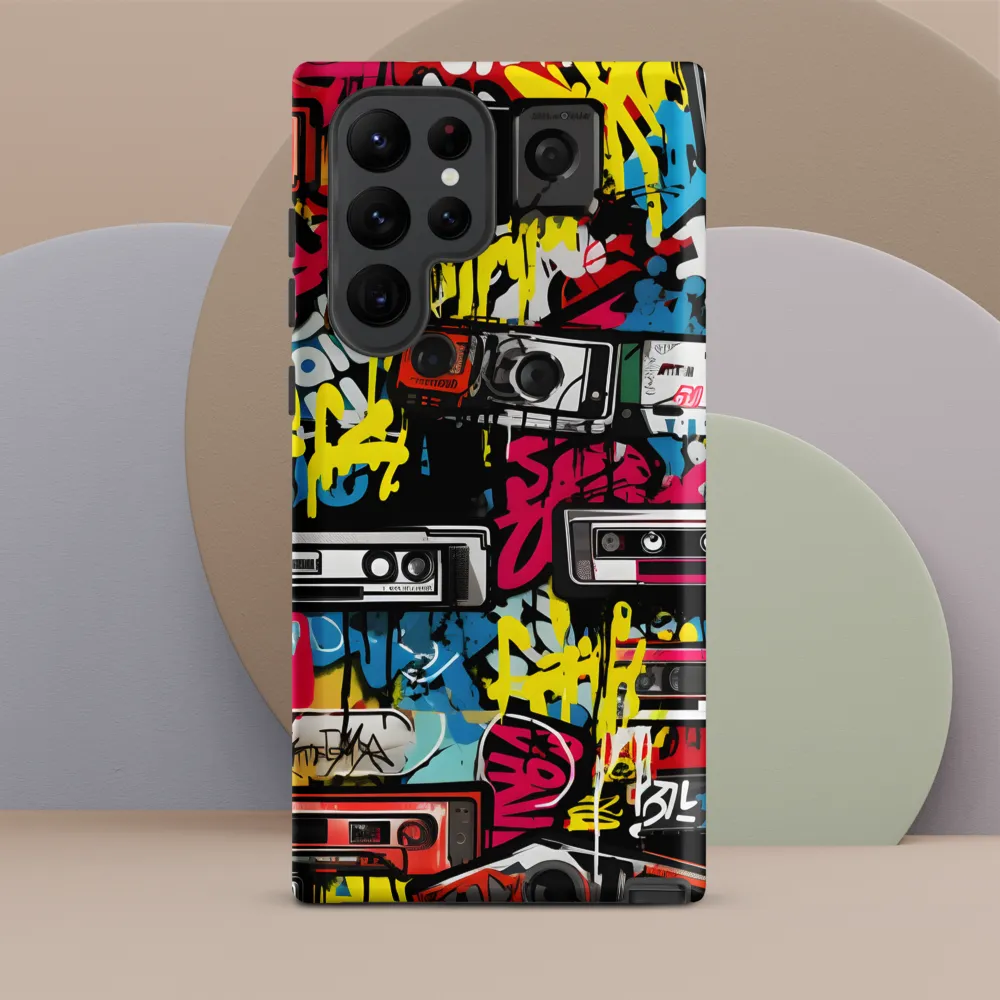Urban Nostalgia: A Retro Cassette Explosion