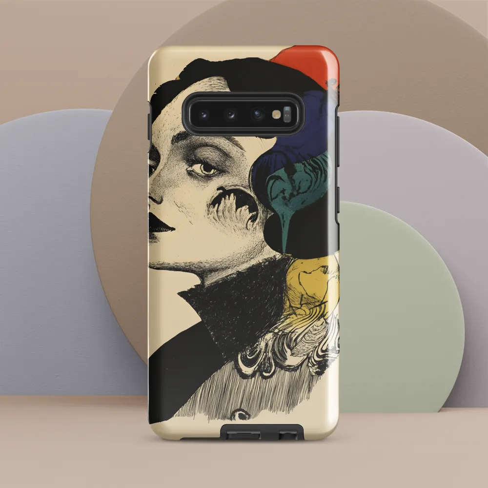 Enigmatic Elegance | Phone Case |  S10 Plus | Tough Case | Glossy