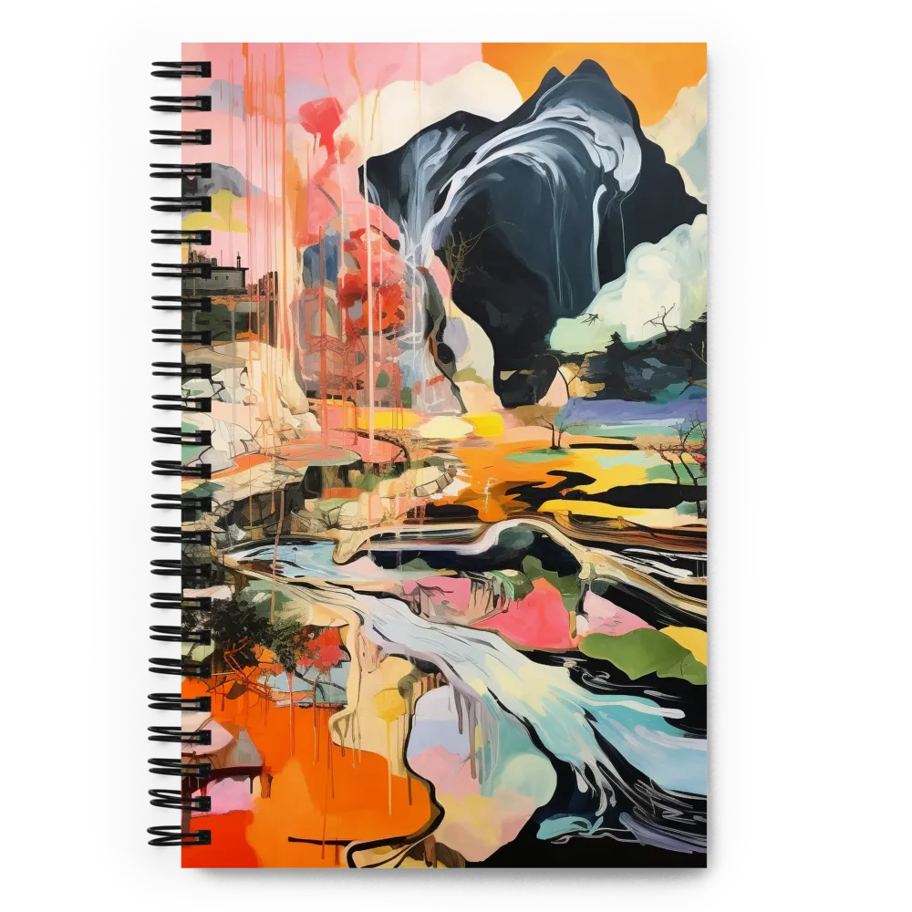 Ethereal Landscapes: A Symphony of Color | Spiral Notebook