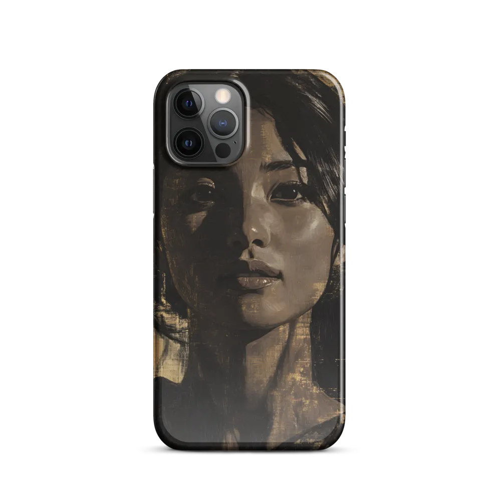 Golden Gaze: A Contemporary Portrait