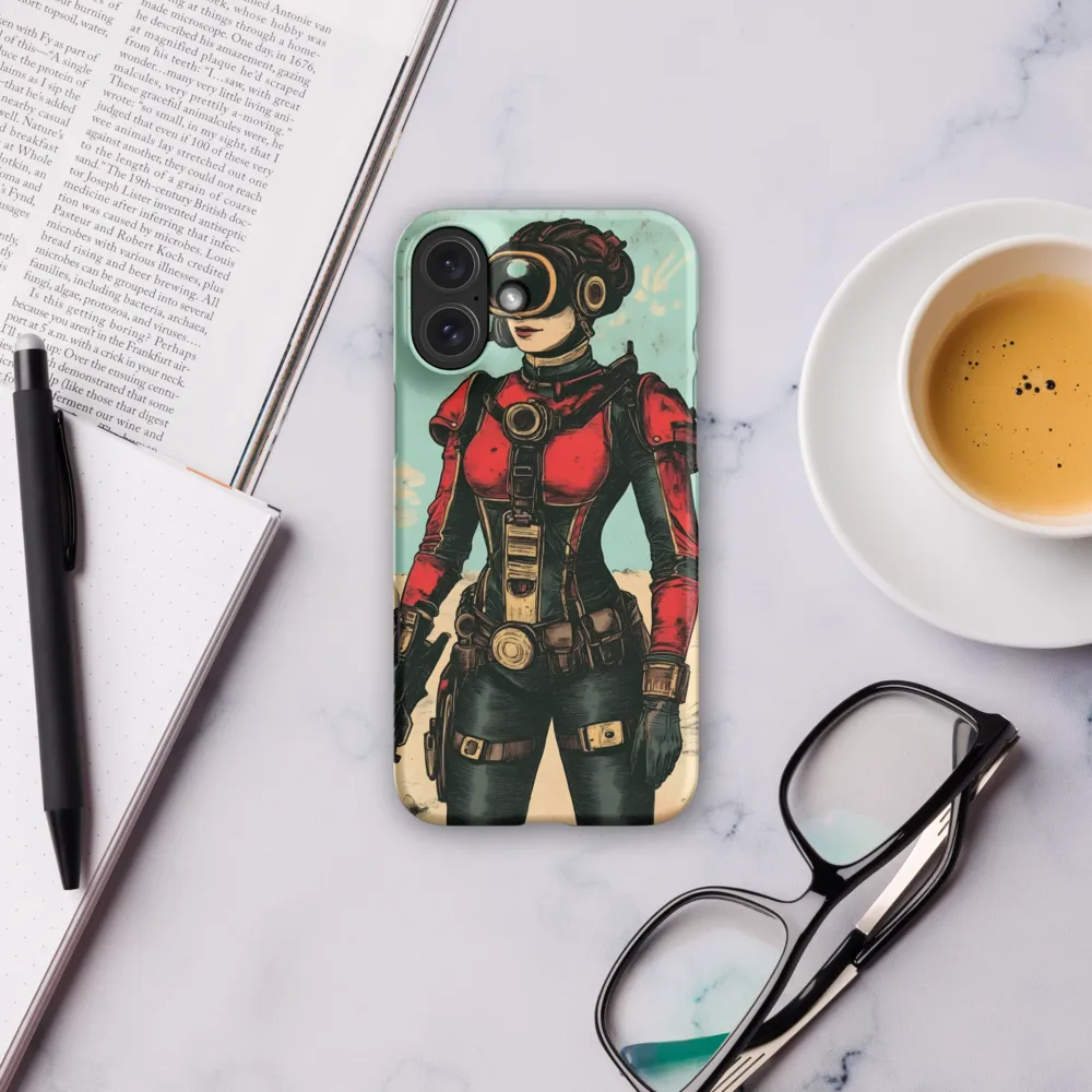 Futuristic Explorer: A Steampunk Adventure | Phone Case |  16 Plus | Snap Case | Matte
