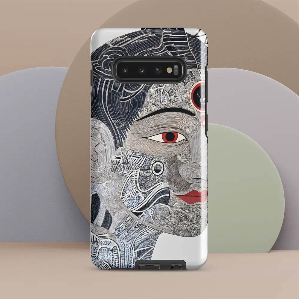 Mystical Identity: A Portrait in Layers | Phone Case |  S10 Plus | Tough Case | Glossy