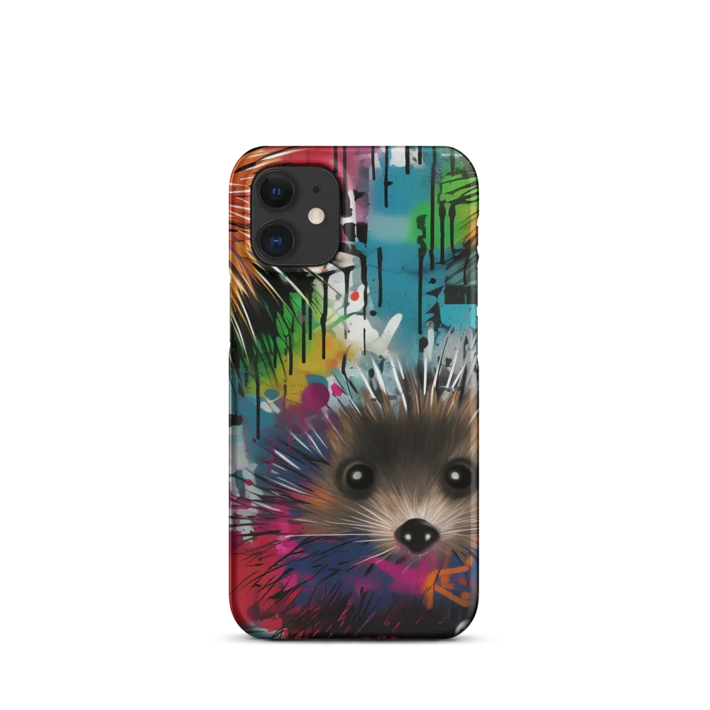 Whimsical Hedgehogs in a Kaleidoscopic Wonderland | Phone Case |  12 Mini | Snap Case | Matte