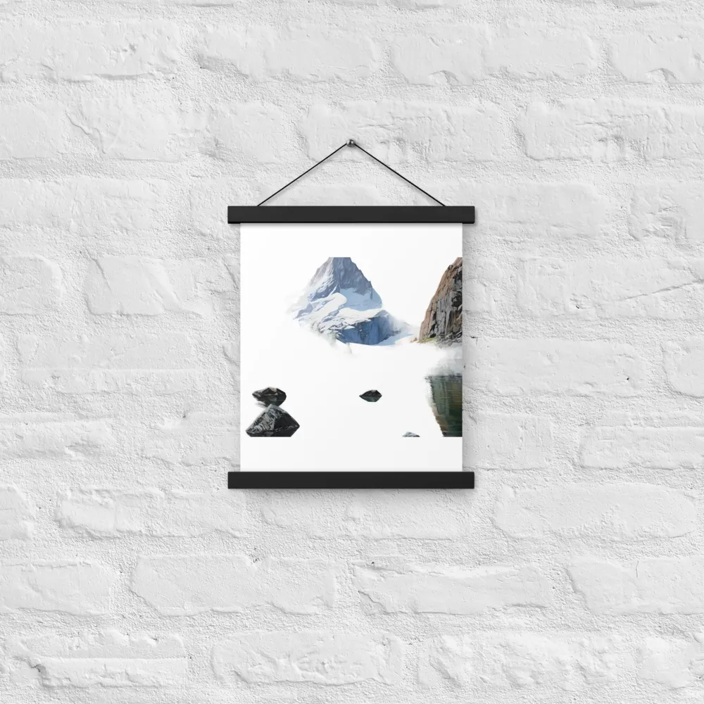 Reflections of Serenity | Poster With Black Wood Hanger | 11″×14″