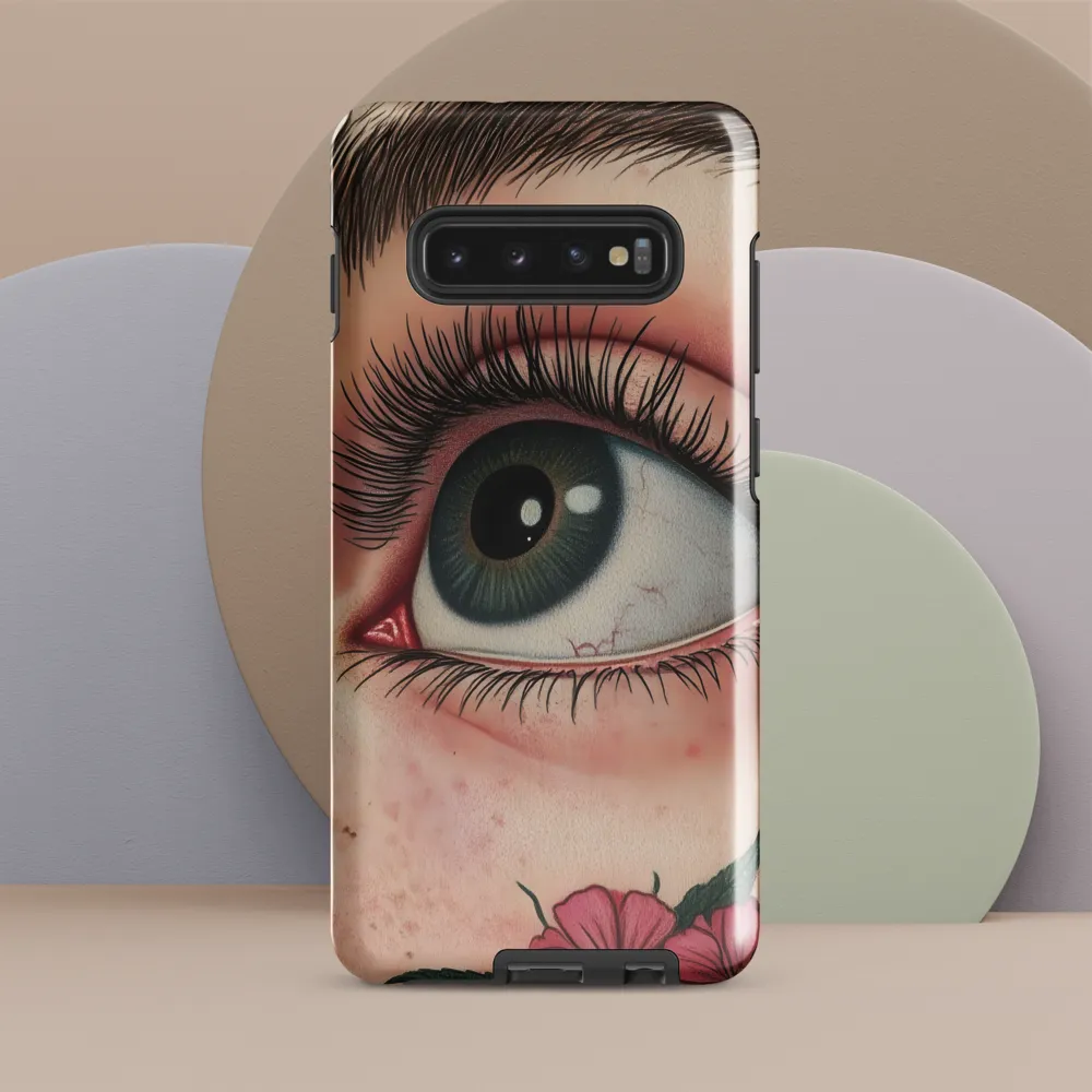 The Introspective Gaze | Phone Case |  S10 Plus | Tough Case | Glossy