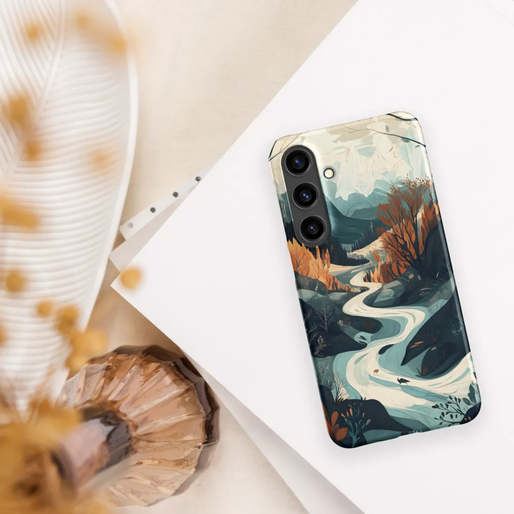 Winding Serenity: A Digital Landscape