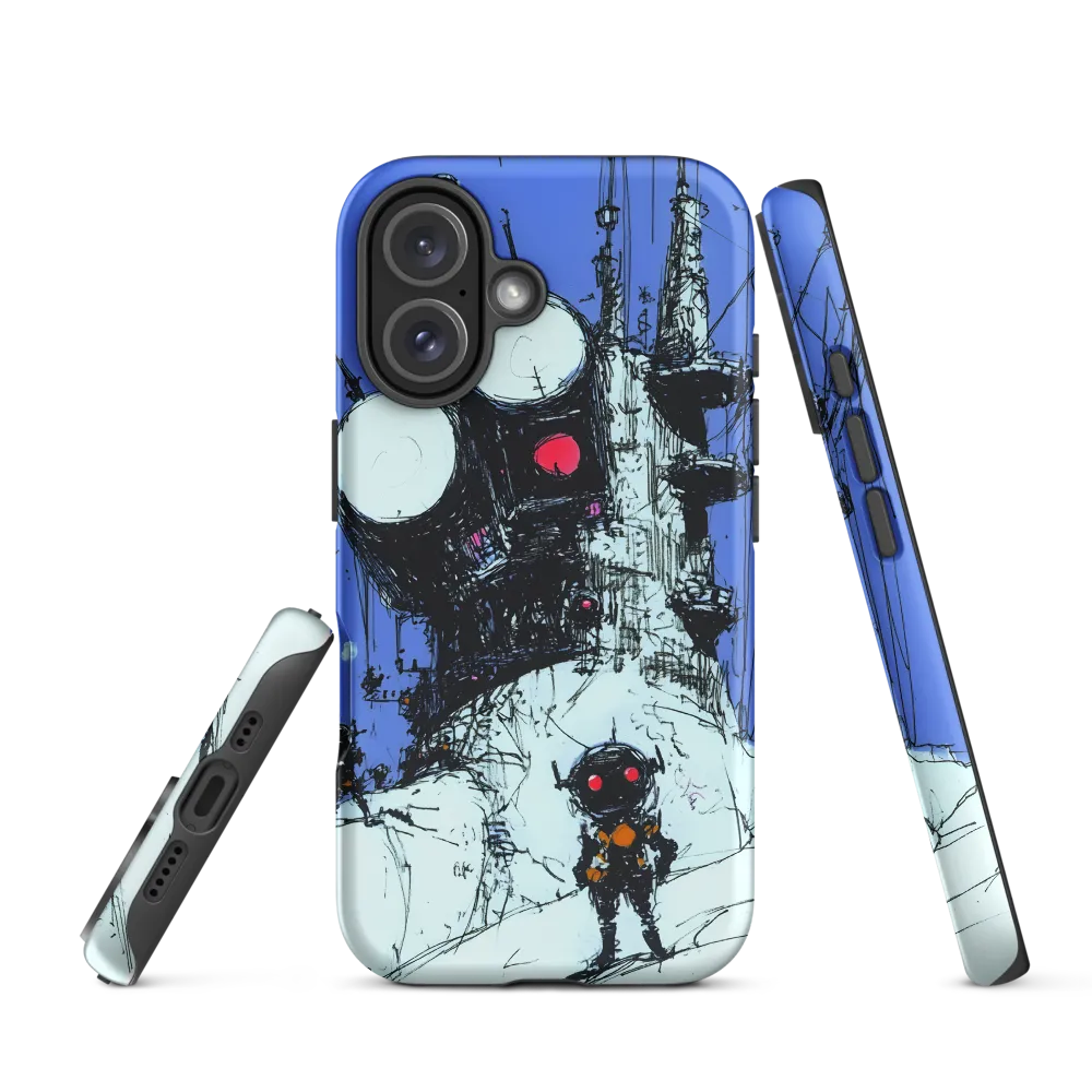 Echoes of a Futuristic Frontier | Phone Case