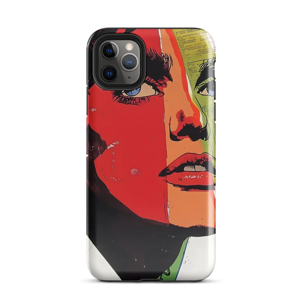 Vibrant Expressions: A Pop Art Portrait | Phone Case |  11 Pro Max | Tough Case | Glossy