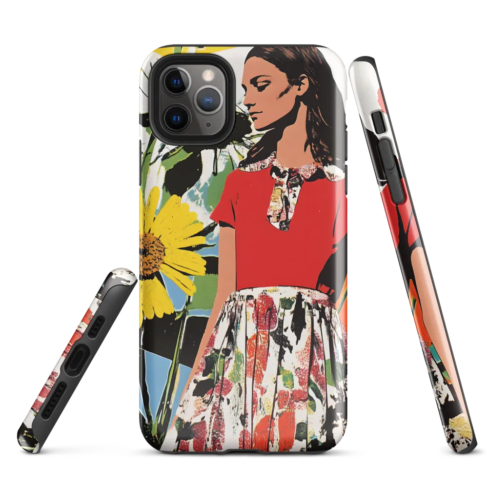 Floral Symphony in Red | Phone Case |  11 Pro Max | Tough Case | Glossy