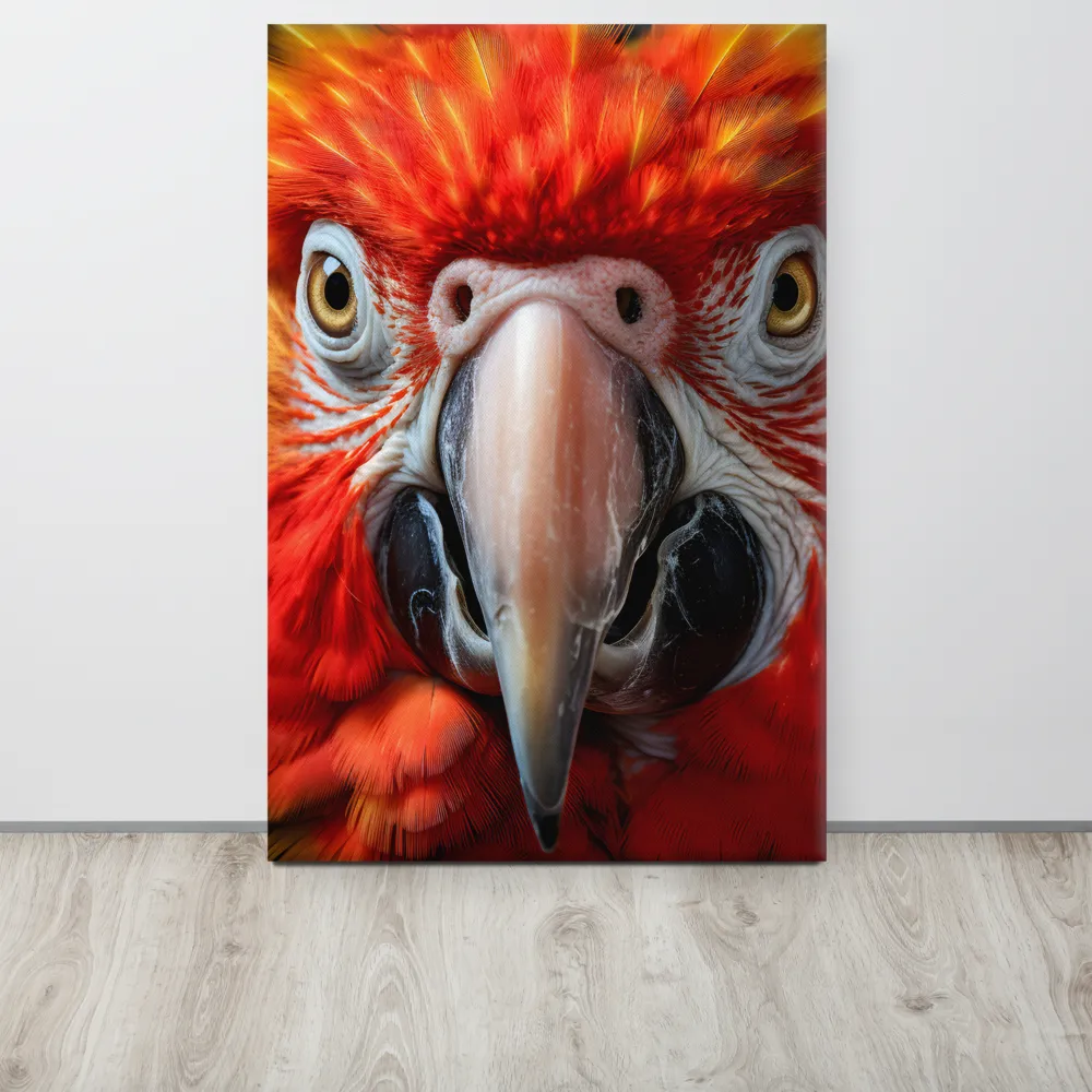 The Fiery Gaze of the Parrot