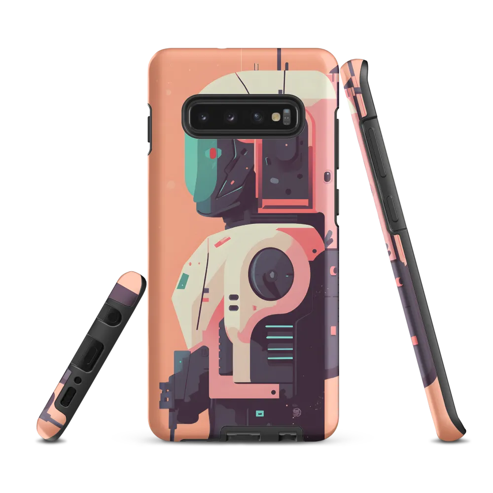 Futuristic Astronaut Bot | Phone Case |  S10 Plus | Tough Case | Matte