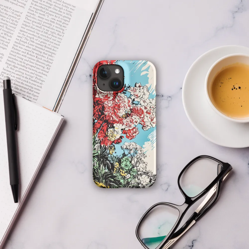 Floral Symphony in Bold Colors | Phone Case |  15 | Snap Case | Matte