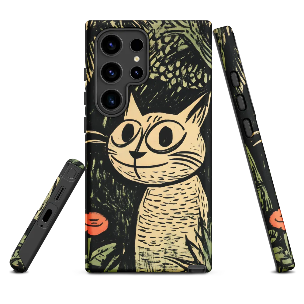 Whimsical Cat in the Forest