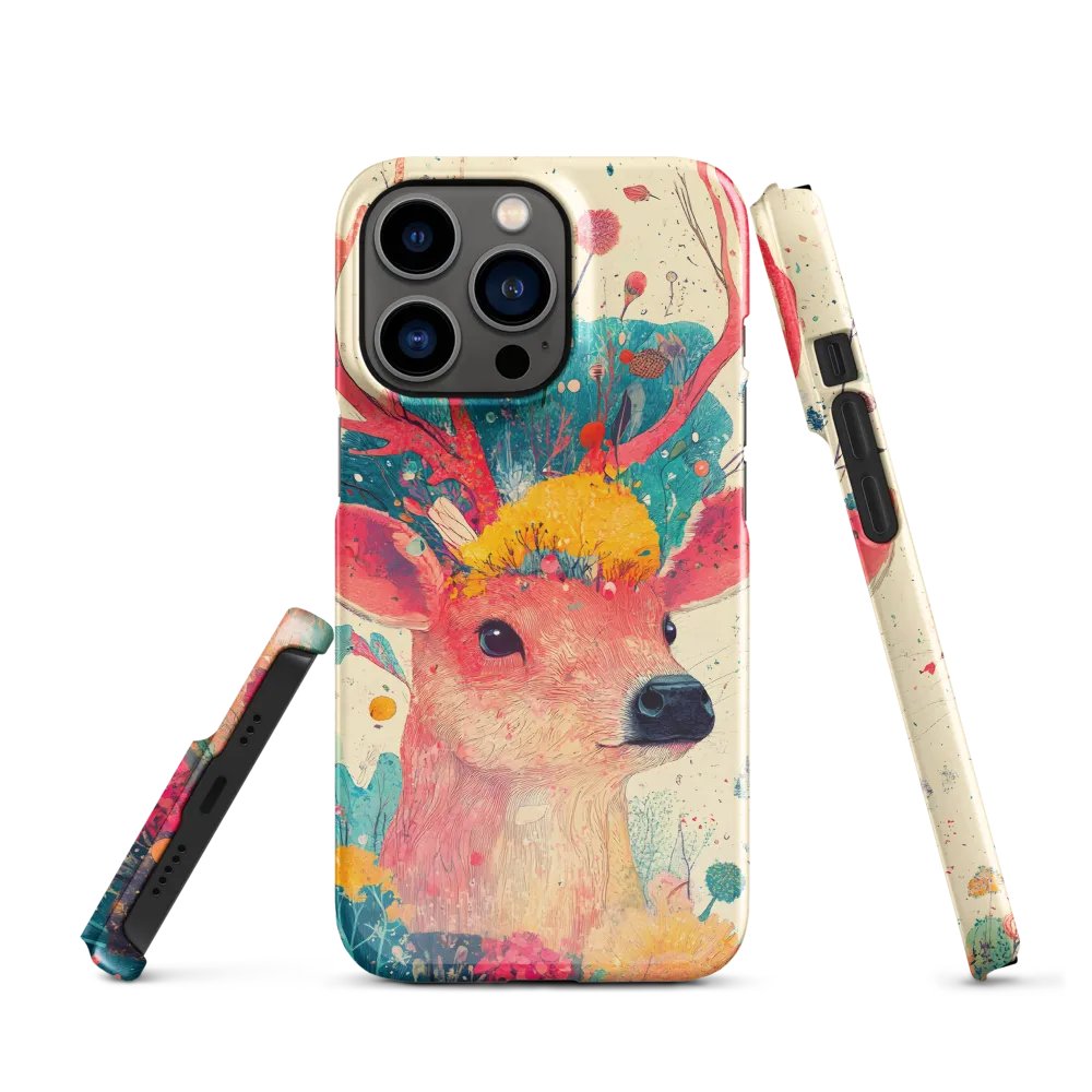 Whimsical Harmony: A Deer in Bloom
