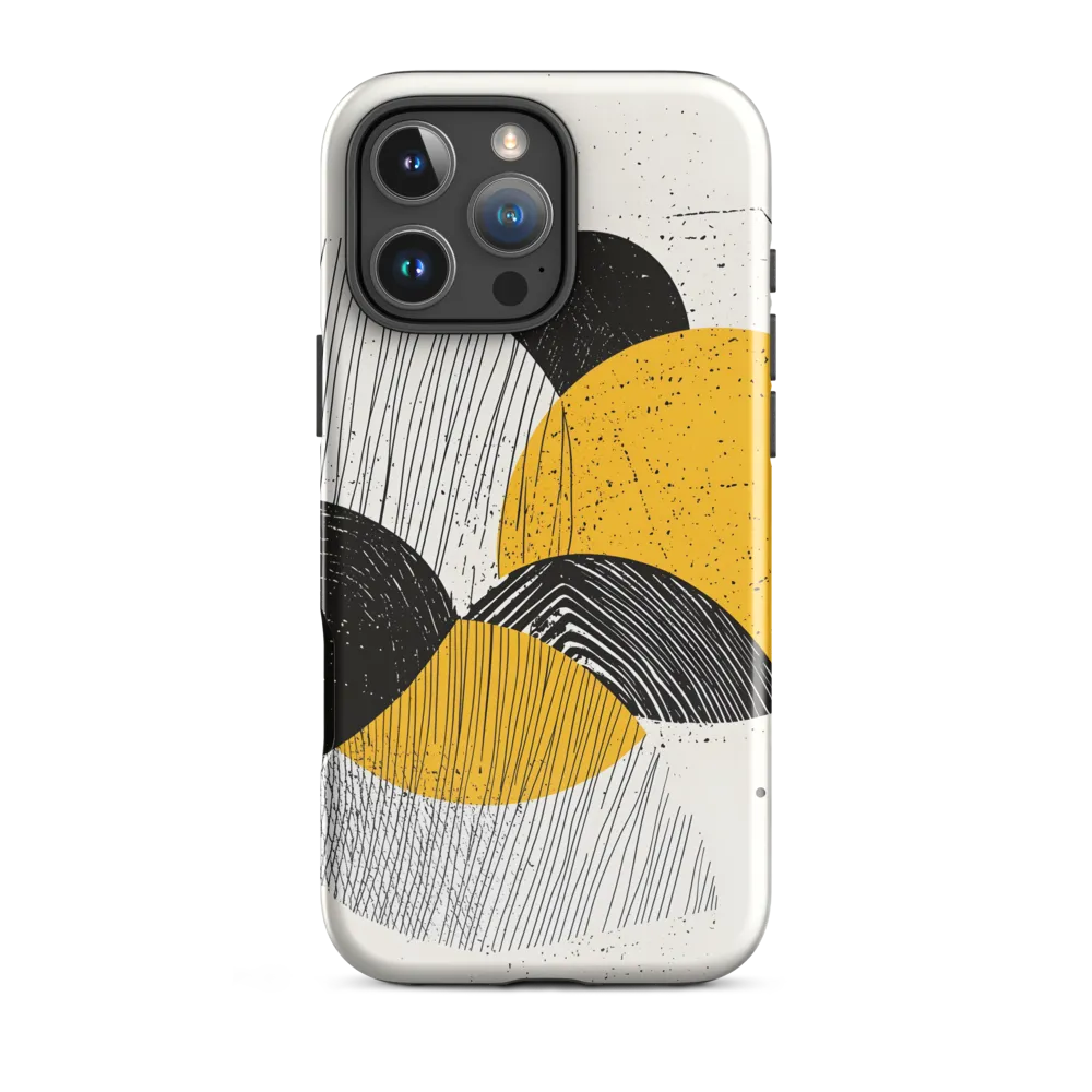 Dynamic Harmony in Black and Yellow