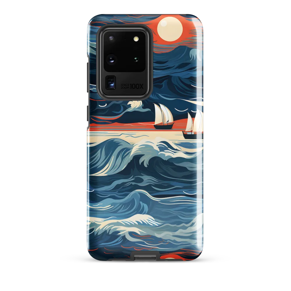Ocean Whispers: A Voyage at Dusk