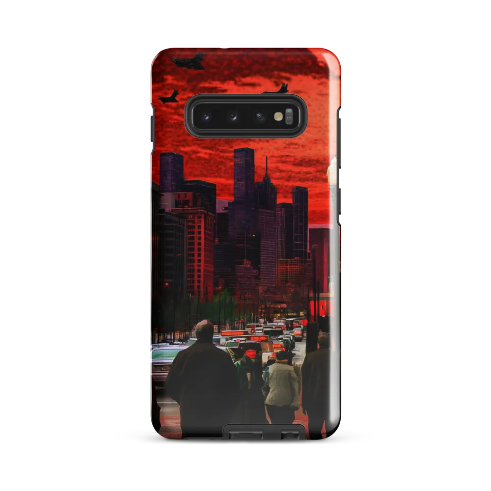 Urban Reverie: Stratospheric Shadows | Phone Case |  S10 Plus | Tough Case | Glossy