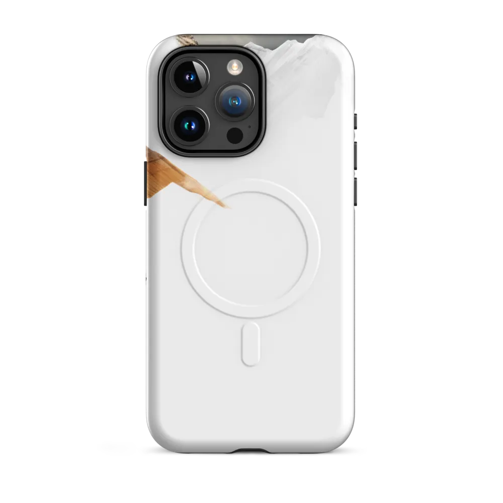 Ethereal Peaks: A Dance of Light and Shadow | Phone Case |  15 Pro Max | MagSafe® Tough Case | Glossy