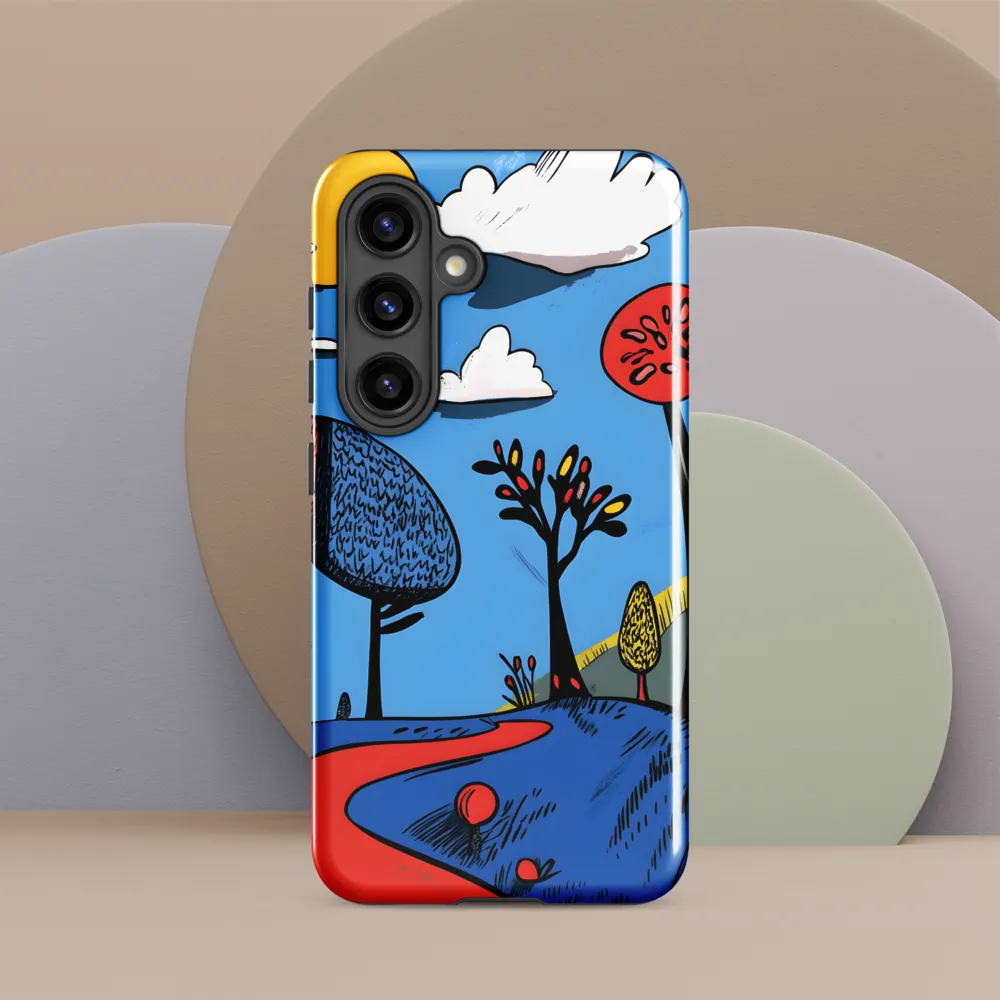 A Playful Journey Through Whimsical Woods | Phone Case |  S24 | Tough Case | Glossy