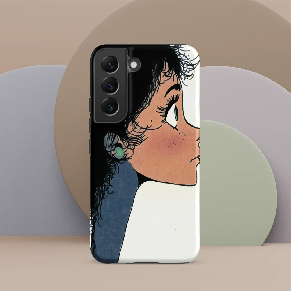 Whispers of Contemplation | Phone Case |  S22 | Tough Case | Matte
