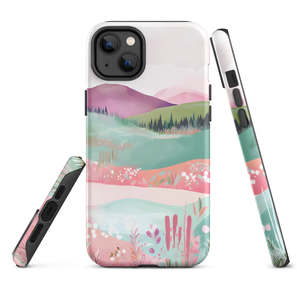 Pastel Meadow, Layered Hills