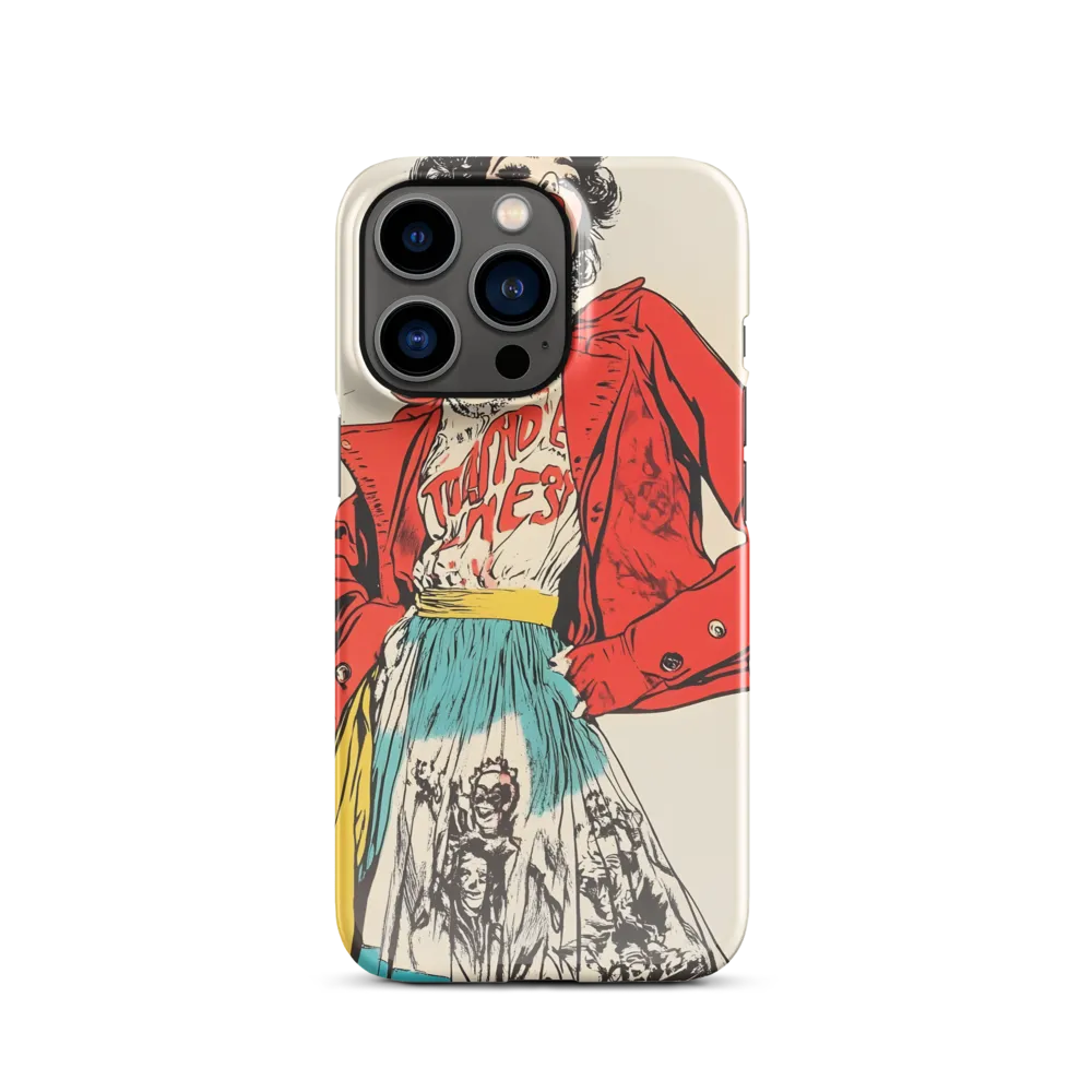 Vibrant Elegance: A Pop Art Fashion Statement