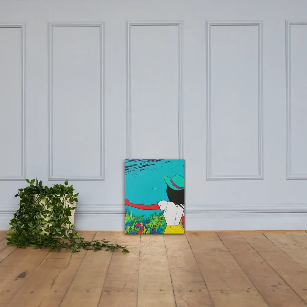 Whimsical Encounter | Canvas | 16″×20″